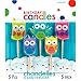 Amscan | Party Supplies | Birthday Toothpick Candles - Owls | Pack of 5 | Multicolor