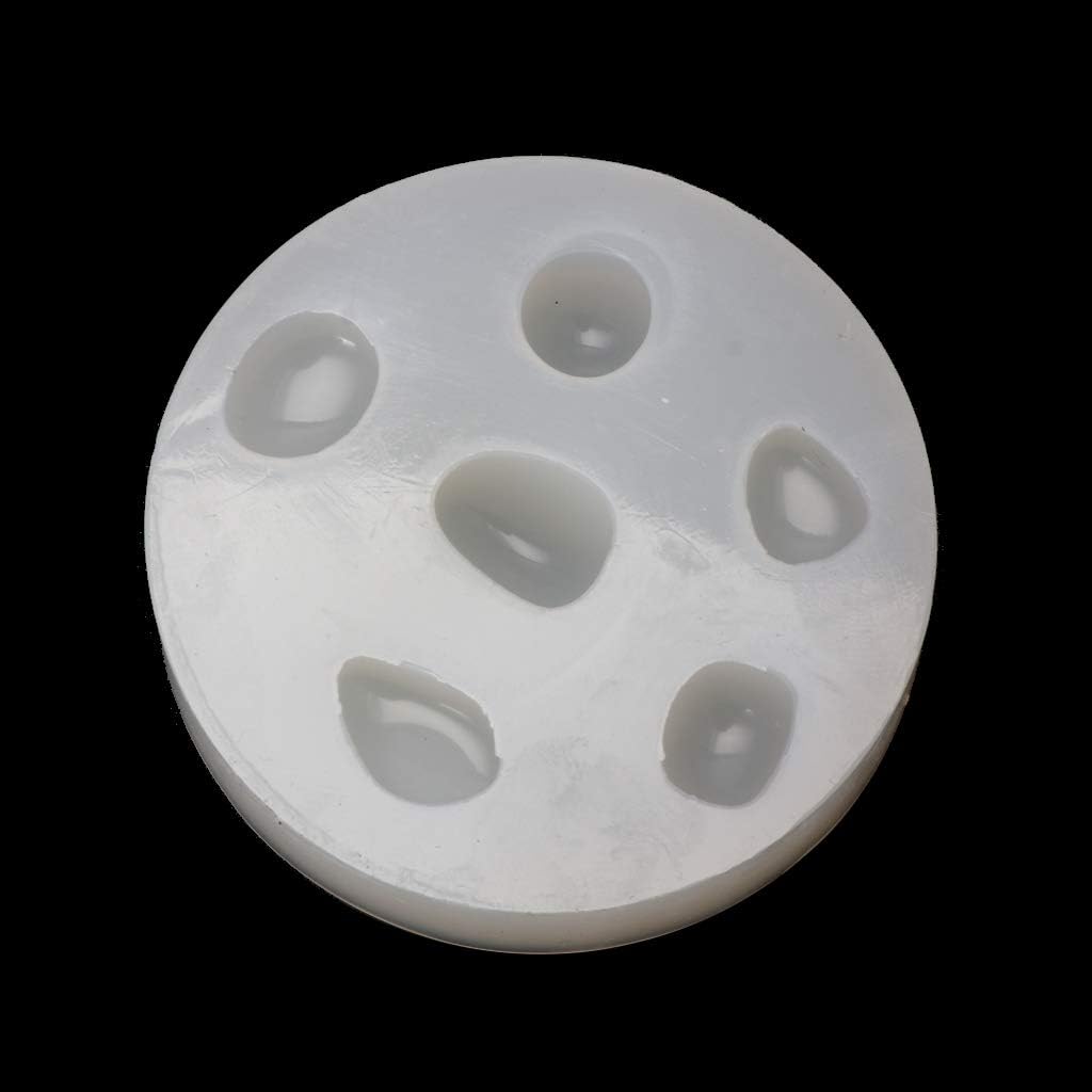 Keahup Silicone Mould, Pebbles Irregular Stone Silicone Mold Diy Resin Jewelry Pendant Charm Making