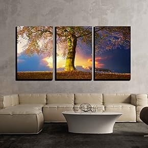 Tree in The Park x3 Panels