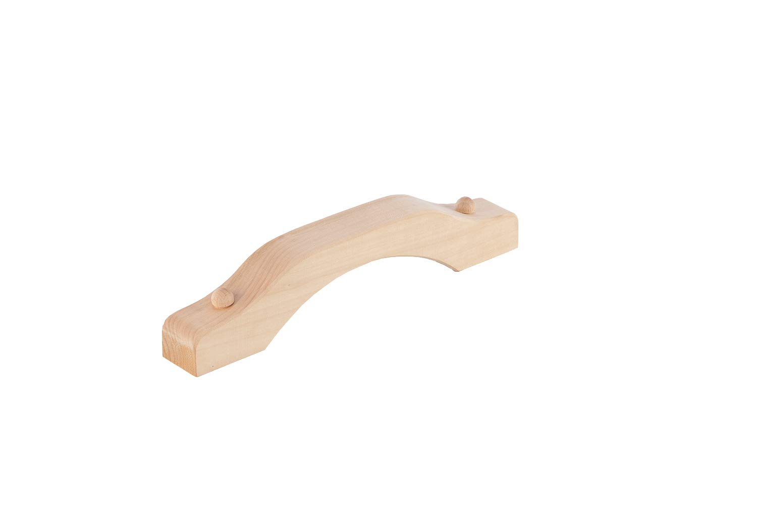 eliga Wooden Door Handle, Curved Shape, Pack of 1