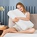 Milemont Memory Foam Pillow, Bed Pillow for Sleeping, Adjustable Contour Pillow for Neck Pain, Neck Support for Back, Stomach, Side Sleepers, Orthopedic Cervical Pillow, CertiPUR-US