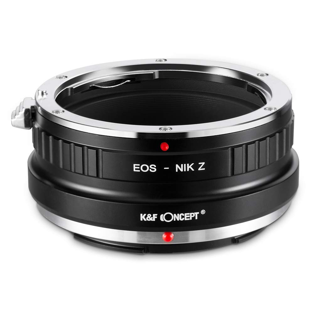 K&F CONCEPT Lens Mount Adapter Compatible with Canon EF/EF-S Mount Lens to Nikon Z Mount Camera Body