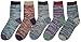 Bienvenu Men's 5 Pack Comfort Casual Crew Socks, Multi Color