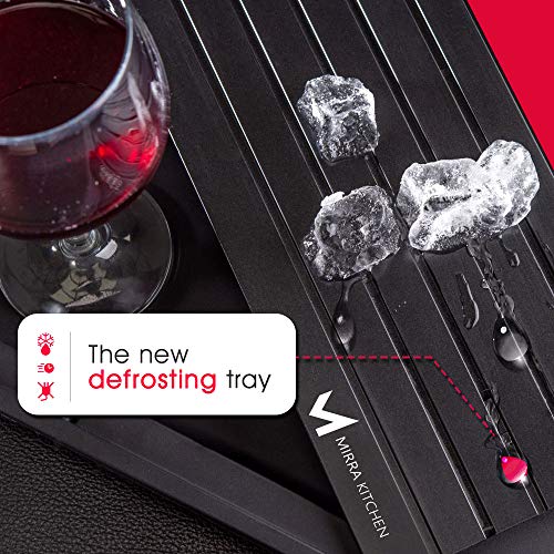Extra Thick Fast Defrosting Tray Dishwasher Safe Large Thawing Plate