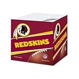 Washington Redskins 2.75-Inch Sticky Note Cube, 550 pages - NFL (CUS-QVC)