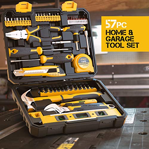 Hi-Spec 57-teiliges Heim & Werkzeug Set. Set für Reparatur & Wartungsarbeiten im Haushalt, Arbeitsplatz & in der… – Bild 3
