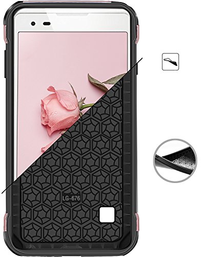 image for LG Tribute HD Case, LG X Style Case, LG Volt 3 Case,BENTOBEN Glitter B