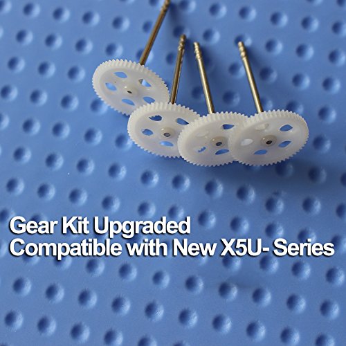 BTG Motor Parts for Syma X5UC X5UW RC Quadcopter- Spare Parts: 4 Motors; 4 Gear Sets; 4 Propellers, 4 Protection Frames, 4 Landing Gears