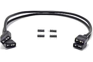 Micro Connectors Addressable RGB Extension Cable - 30CM/ 2 Pack, Model Number: F04-01ARGB30-2P