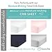 Crib Mattress Protector for Hot or Sweaty Sleepers - Waterproof Quilted Bamboo Pad / Cover / Topper for Crib and Toddler Beds