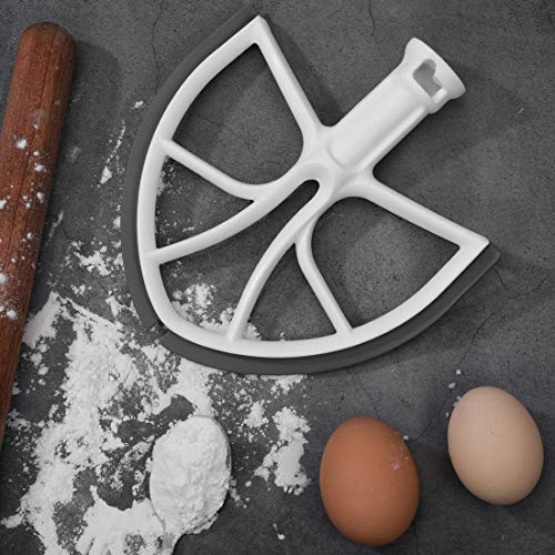 Beater Blade for KitchenAid 6-Quart Bowl Lift Stand Mixer，Plastic Flat Beater Paddle with Silicone Edges，Kitchenaid Accessory - Thumbnail 4