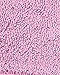 LuxUrux Pink Bathroom Rugs Luxury Chenille 2-Piece Bath Mat Set, Soft Plush Anti-Slip Bath Rug +Toilet Mat.1'' Microfiber Shaggy Carpet, Super Absorbent
