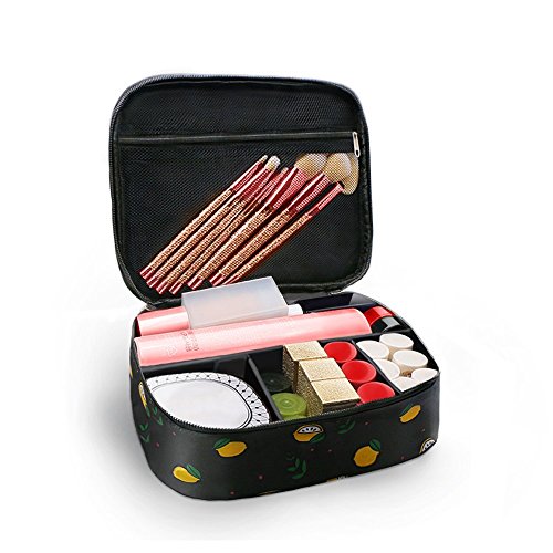 Portable travel makeup bag, dofly waterproof multifunct…