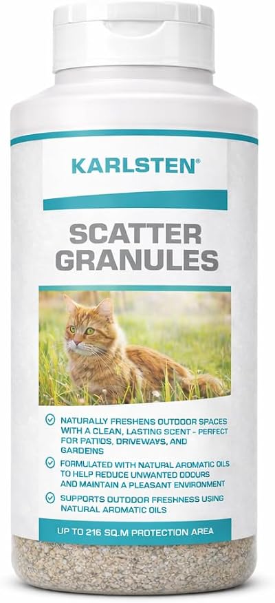 Karlsten Cat Deterrent Granules 650g Outdoor Garden Patio Protection