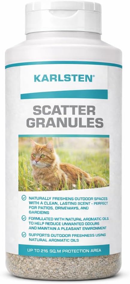 Karlsten Cat Deterrent Granules 650g Outdoor Garden Patio Protection