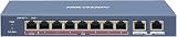 Hikvision DS-3E0310HP-E Unmanaged Fast Ethernet PoE Network Switch Blue view 3