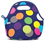 BUILT NY Gourmet Getaway Neoprene Mini Snack Tote, Scatter Dot