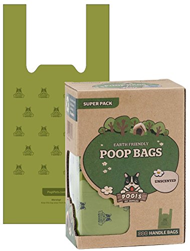 image for Pogi's Pet Supplies Pogi's Poop Bags - 300 Unscented Bags with Easy-Ti