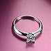 Aiyaya 1Carat Cut CZ Solitaire Bridal Ring Sz9