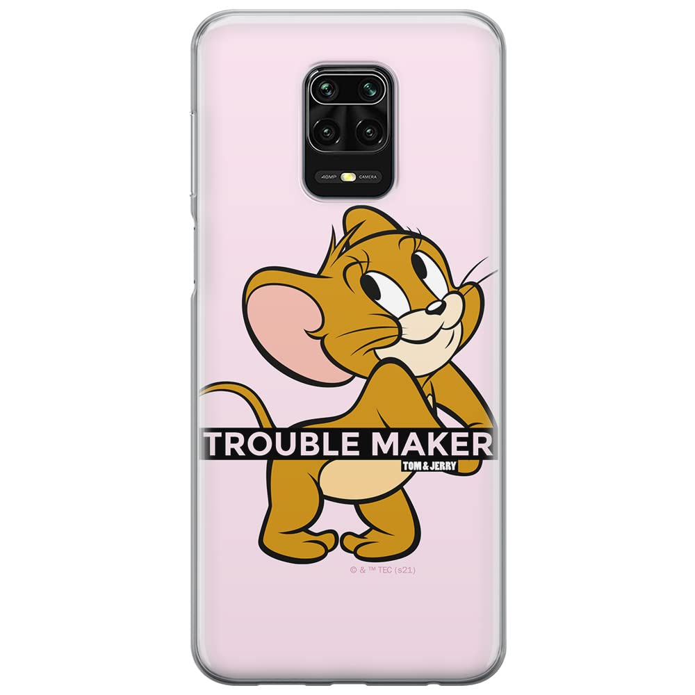 ERT GROUP mobile phone case for Xiaomi REDMI NOTE 9 PRO/ 9S original and officially Licensed Tom & Jerry pattern 012 optimally adapted to the shape of the mobile phone, case made of TPU