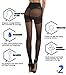 FANCAME Women's Shaping Pantyhose Ultra Sheer Control Top Silk Panty Hose Tights (Medium, Black)