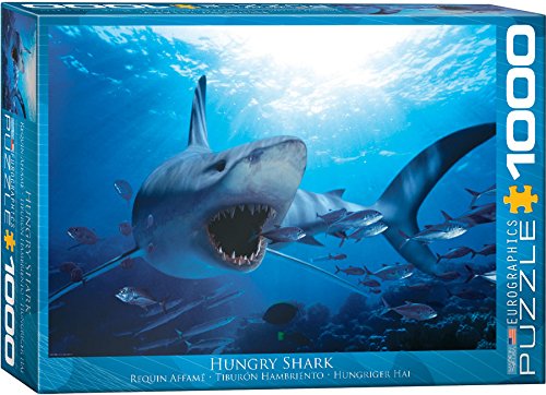 EuroGraphics Hungry Shark 1000 Piece Puzzle