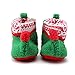 Itaar Baby Boots Toddler Infant Christmas Elf Crib Shoes Winter Snow Booties Soft Warm