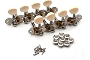 Cenroelon Mandolin Tuning Pegs Set Right & Left Hand Tuners 8 String Machine Heads Mandolin Instrument Accessories