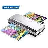 INTEY A4 Laminator, Thermal Laminator Machine with 2 Roller System Thermal Laminating and Cold Laminate for Quick Warm-up Speed Include 10 Laminating Sheets