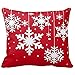 Beautyvan Soft Christmas Pillow Case Sofa Waist Throw Cushion Cover Home Decor (4~H)