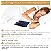 Sleeping Pillow for Lower Back Pain,Multifunctional Lumbar Support Cushion for Hip,Sciatica and Joint Pain Relief,Orthopedic Side Sleeper Bed Pillow，Soft Memory Foam