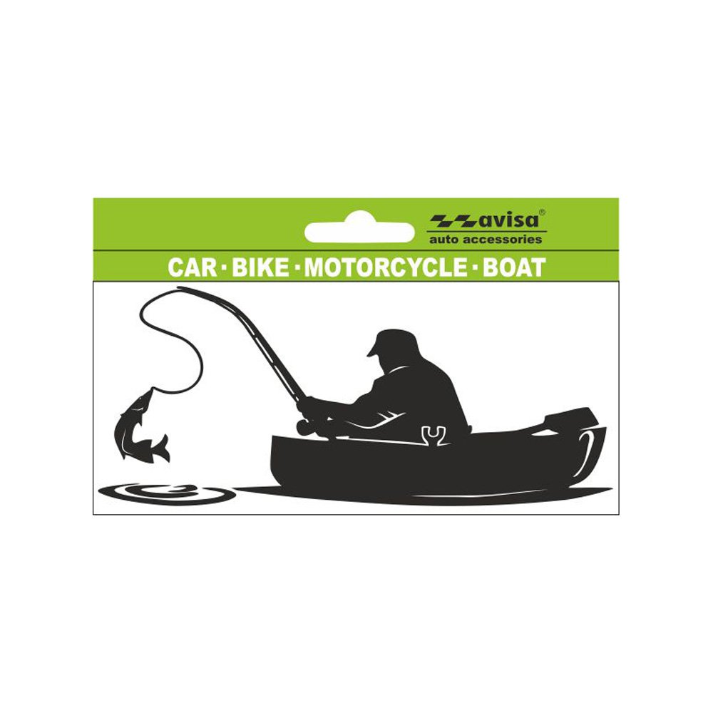 AutoStyle 1/02420 Sticker Fisher Boat 14 x 6.5 cm