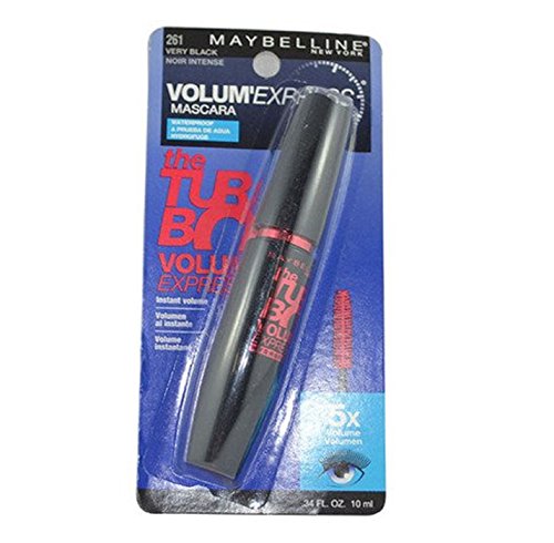 Maybelline Volum' Express the Turbo Waterproof Mascara, 261 Very Black