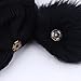 FURTALK Womens Winter Knit Beanie Hat Slouchy Skull Cap Faux Fur Pom Pom Hats Cap for Girls Double Layer Warm Original(One Size Black Fur Pompom)
