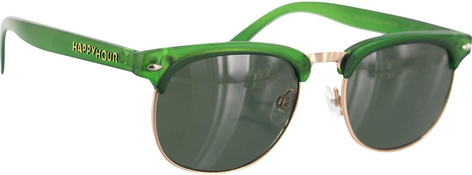 Happy Hour Skateboards Bryan Herman G2 Get Buck Green Sunglasses