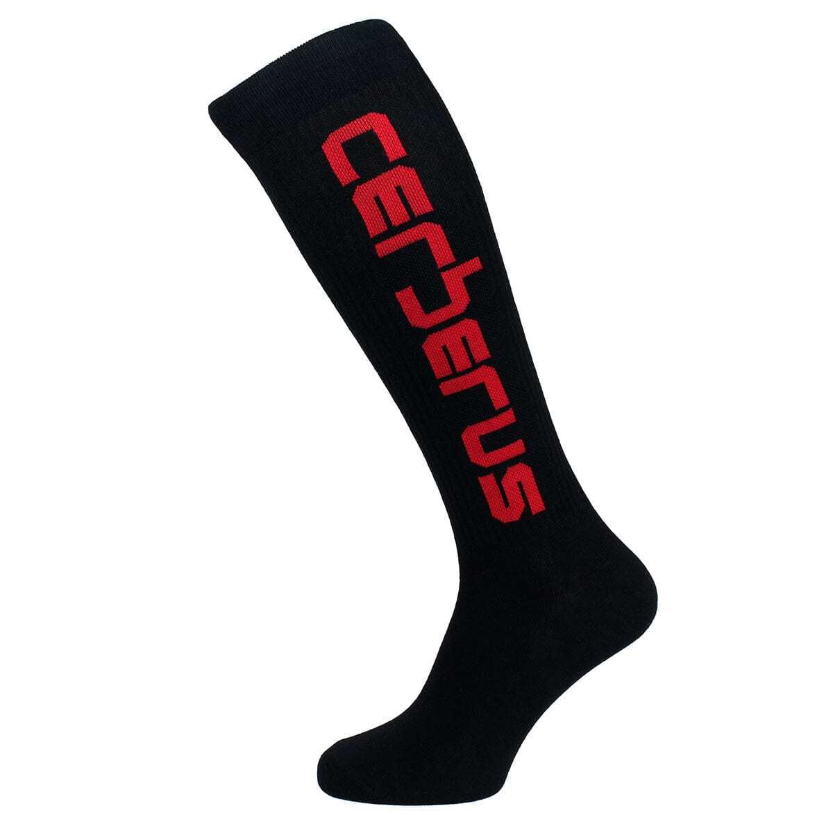 CERBERUS Strength Deadlift Socks (Black/Red)