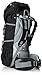High Sierra Explorer Top Load Internal Frame Hiking Pack, Black/Black/Silver, 55L / 30-Inch