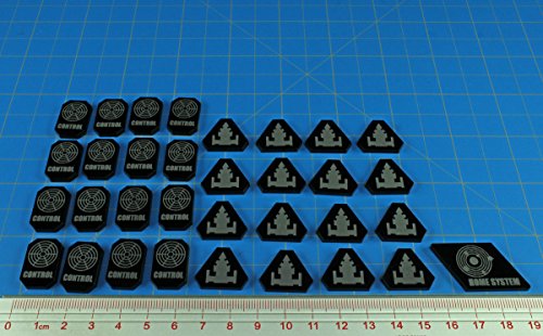 TI4: Command & Control Token Set, Black (33)