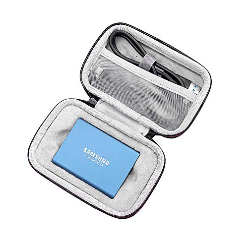 New Carrying Case Compatible with Samsung T1 T3 T5 Portable 250GB 500GB 1TB 2TB SSD USB 3.1 External Solid State Drives Storage Travel Bag