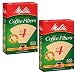 Melitta #4 Coffee Filters, Natural Brown, 2 Pack of 100 Filters. primary