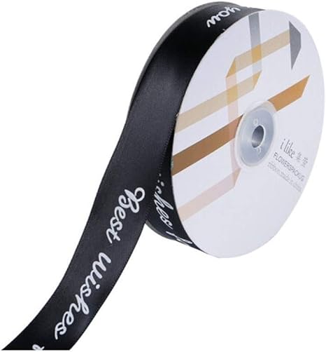 Amazon Co Jp Lifang 英語のアルファベットのポリエステルリボン 装飾リボンのパッケージング花花のギフトボックス 幅2 5センチ メートル 長さ50ヤード 色 F ホーム キッチン