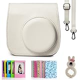 CAIUL 4 in 1 Fujifilm instax Mini 8 Instant Camera Accessories Bundles (Included: White Instax Mini 8 Case/ Instax mini 8 Close-Up selfie Lens/3 inches Colorful Film Frame/ Instax Mini Film Stickers) (Electronics)