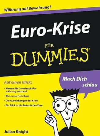 Amazon Com Euro Krise Fur Dummies German Edition Ebook Julian
