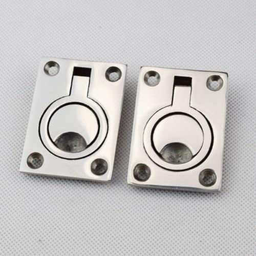 2Piece S.S Boat Hatch Locker Cabinet Lift / Pull Ring Handle 2-1/2" Practical