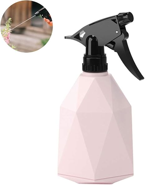 Amazon Kindness スプレーボトル 遮光 スプレー容器 大容量 600ml アルコール 消毒 霧吹き 詰替ボトル 除菌剤 消臭剤 化粧品容器 アトマイザー 空ボトル 噴霧器材 霧吹き 手を洗う 虫除け 水差し 多機能 園芸用 ヘアケア ピンク 霧吹き
