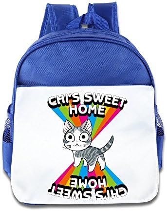 Jade Custom Superb Rainbow Combine With The Cat Kids Children School Bagpack For 1-6 Years Old RoyalBlue