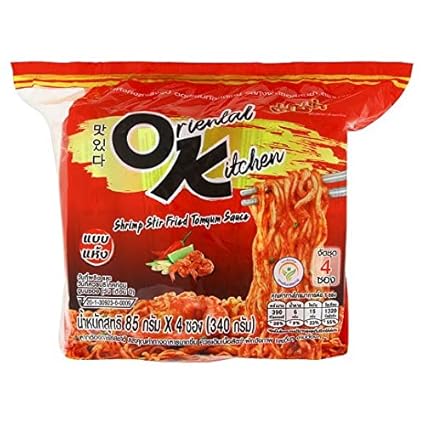Amazon Com Mama Instant Dried Noodles Oriental Kitchen Shrimp