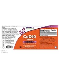Now Foods – CoQ10 200 mg cardiovasculares de salud., 8790, 60, 1, 1