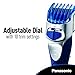 Panasonic Beard Trimmer, Hair Clipper, Men's, Cordless, with 10 Adjustable Trim Settings and Two Comb Attachments, Wet/Dry, ER-GS60-S