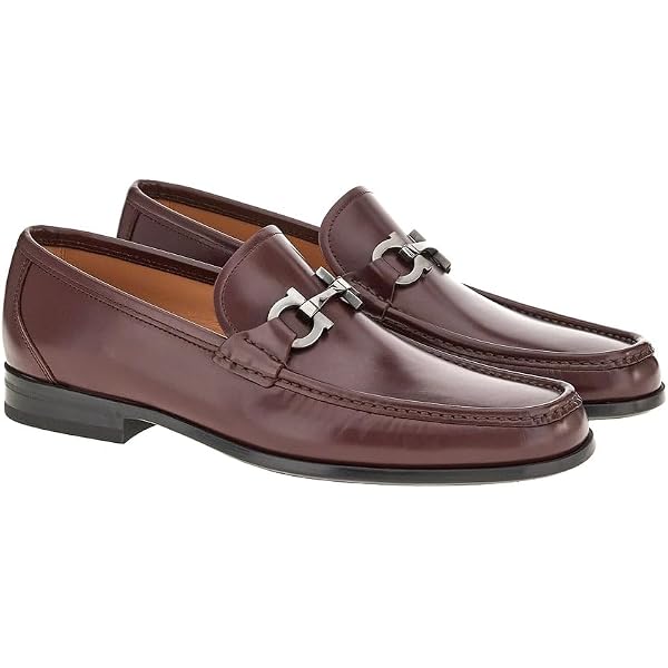 Amazon.com | Salvatore Ferragamo Ready Mens Black Leather  display picture 1
